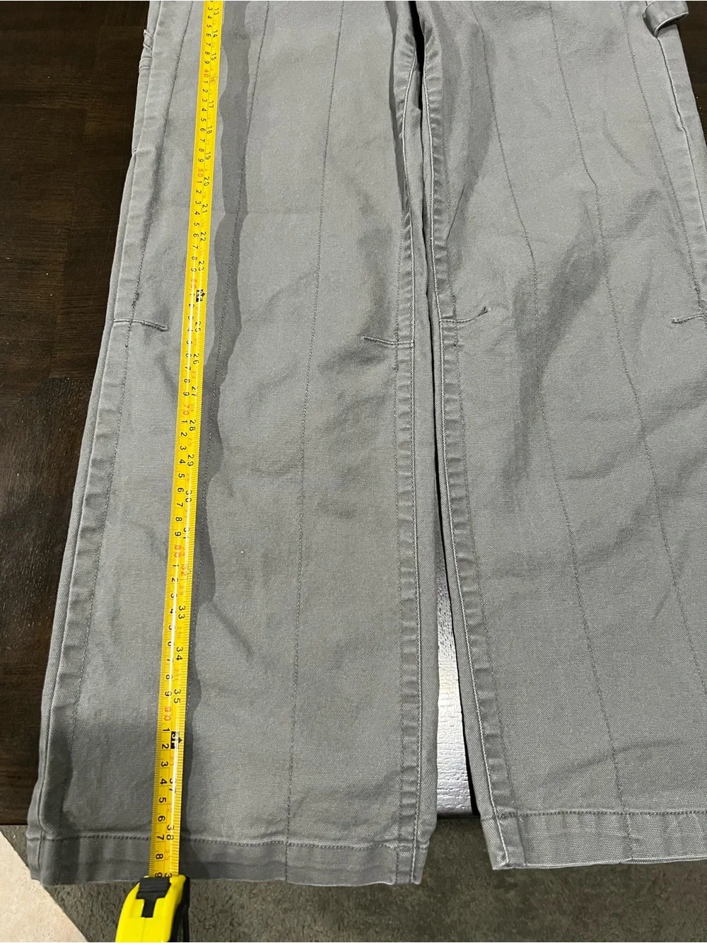 Caterpillar Reclaimed Men's Canvas Work Pants Gray Size 30 Construction
